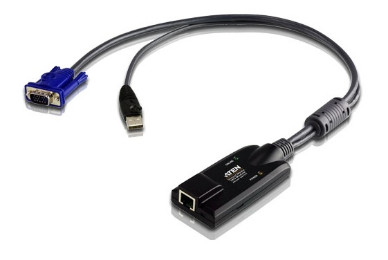 ATEN USB - VGA to Cat5e/6 KVM Adapter Cable (CPU Module) Virtual Media i gruppen DATORER & KRINGUTRUSTNING / Datorkablar / VGA / Adaptrar hos TP E-commerce Nordic AB (A16843)