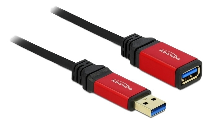 Delock Extension Cable USB 3.0 Type-A male > USB 3.0 Type-A female 2 m i gruppen DATORER & KRINGUTRUSTNING / Datorkablar / USB-kablar / USB-A / Kablar hos TP E-commerce Nordic AB (A16849)