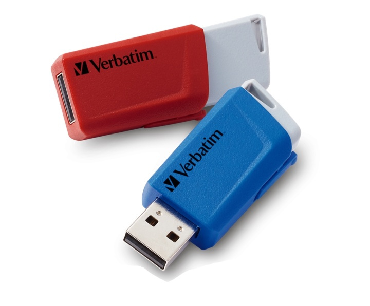 Verbatim Store N Click USB 3.0 2x 32GB Red & Blue i gruppen HEMELEKTRONIK / Lagringsmedia / USB-minnen / USB 3.2 hos TP E-commerce Nordic AB (A16882)