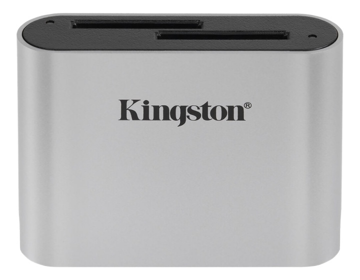 Kingston USB3.2 Gen1 Workflow Dual-Slot SDHC/SDXC UHS-II Card Reader i gruppen HEMELEKTRONIK / Lagringsmedia / Minneskortläsare hos TP E-commerce Nordic AB (A16884)