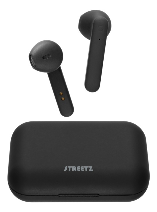 STREETZ True Wireless Stereo hörlurar, semi-in-ear, black i gruppen HEMELEKTRONIK / Ljud & Bild / Hörlurar & Tillbehör / Hörlurar hos TP E-commerce Nordic AB (A16943)
