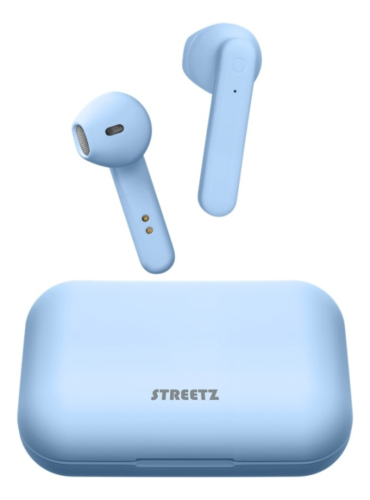 STREETZ True Wireless Stereo hörlurar, semi-in-ear, blue i gruppen HEMELEKTRONIK / Ljud & Bild / Hörlurar & Tillbehör / Hörlurar hos TP E-commerce Nordic AB (A16944)