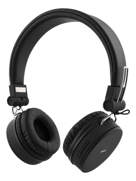 STREETZ Vikbart on-ear BT headset, 3.5 mm, svart i gruppen HEMELEKTRONIK / Ljud & Bild / Hörlurar & Tillbehör / Hörlurar hos TP E-commerce Nordic AB (A16954)