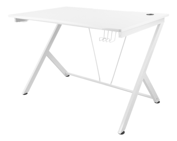 WHITE LINE WT85 Gaming desk, white i gruppen DATORER & KRINGUTRUSTNING / Möss & Tangentbord / Möss / Trådlösa hos TP E-commerce Nordic AB (A17011)