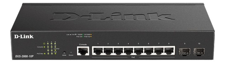 D-Link 24-port Gigabit Managed Switch plus 4 Combo 1000BaseT/SFP i gruppen DATORER & KRINGUTRUSTNING / Nätverk / Switchar hos TP E-commerce Nordic AB (A17075)
