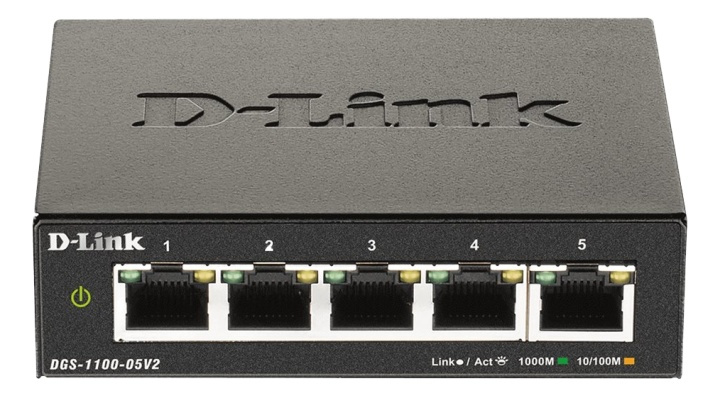 D-Link 5-Port Gigabit Smart Managed Switch i gruppen DATORER & KRINGUTRUSTNING / Nätverk / Switchar hos TP E-commerce Nordic AB (A17079)