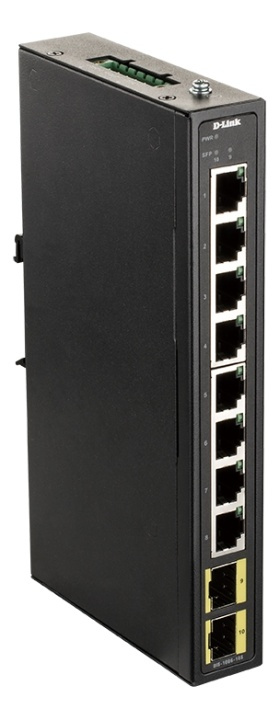 D-Link 8-port Gigabit Industrial Switch including 2 x 100/1000M SFP i gruppen DATORER & KRINGUTRUSTNING / Nätverk / Switchar / 10/100Mbps hos TP E-commerce Nordic AB (A17082)