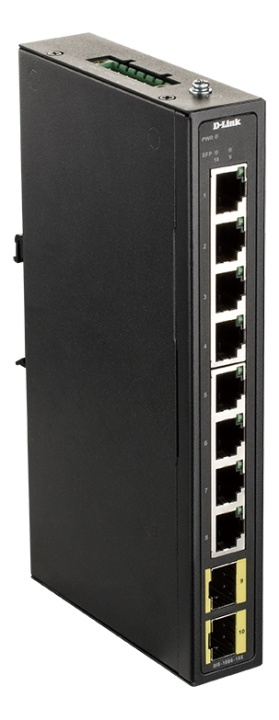 D-Link 8-port Gigabit Industrial Switch including 2 x 100/1000M SFP i gruppen DATORER & KRINGUTRUSTNING / Nätverk / Switchar hos TP E-commerce Nordic AB (A17082)