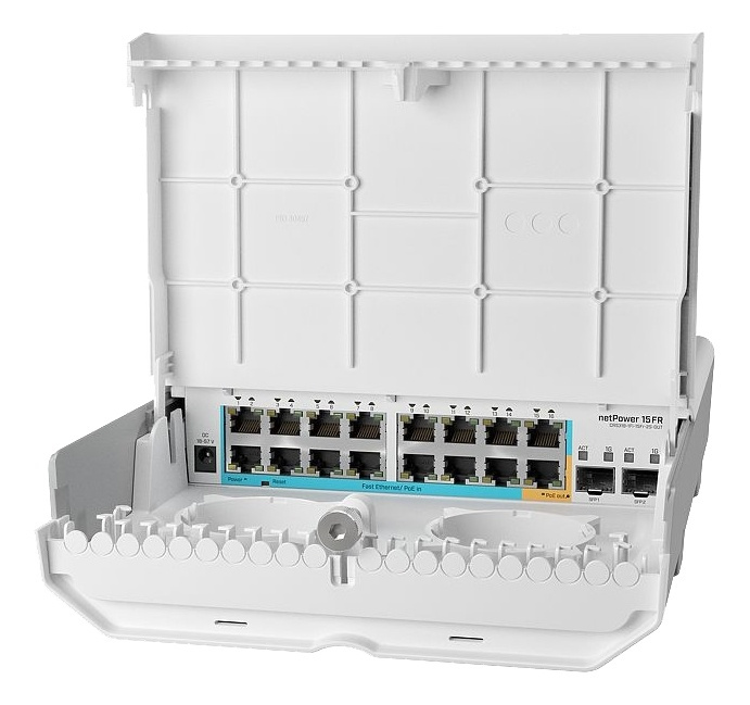 Mikrotik CRS318-1Fi-15Fr-2S-OUT outdoor 18p switch with 15 PoE and SFP i gruppen DATORER & KRINGUTRUSTNING / Nätverk / Switchar / 10/100Mbps hos TP E-commerce Nordic AB (A17087)