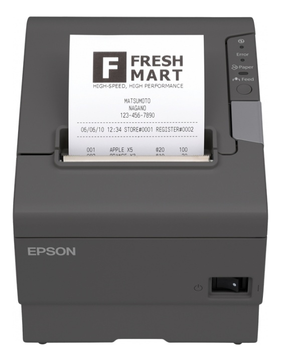 Epson TM-T88V POS Printer Monokrom i gruppen DATORER & KRINGUTRUSTNING / Skrivare & Tillbehör / Skrivare / Kvittoskrivare & Tillbehör hos TP E-commerce Nordic AB (A17103)