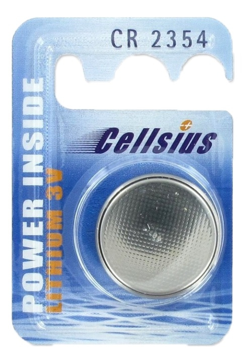 Cellsius Lithium battery CR2354 3V 1-pack blister i gruppen HEMELEKTRONIK / Batterier & Laddare / Batterier / Knappcell hos TP E-commerce Nordic AB (A17137)
