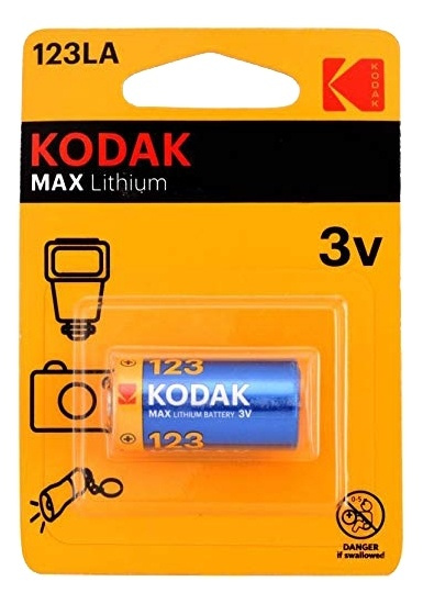Kodak Kodak Max lithium 123LA battery (1 pack) i gruppen HEMELEKTRONIK / Batterier & Laddare / Batterier / Övriga hos TP E-commerce Nordic AB (A17141)