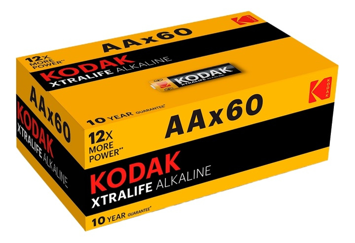 Kodak XTRALIFE alkaline AA battery (60 pack) i gruppen HEMELEKTRONIK / Batterier & Laddare / Batterier / AA hos TP E-commerce Nordic AB (A17173)