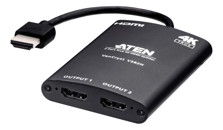ATEN 2 Port True 4K HDMI Splitter i gruppen DATORER & KRINGUTRUSTNING / Datorkablar / Switchar & Splittrar hos TP E-commerce Nordic AB (A17182)