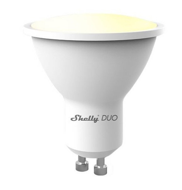 Shelly Lampa, LED, WiFi, GU10, dimbar, färgtemperatur, Shelly DUO GU10 i gruppen HEM, HUSHÅLL & TRÄDGÅRD / Smarta hem / Smart belysning hos TP E-commerce Nordic AB (A17206)