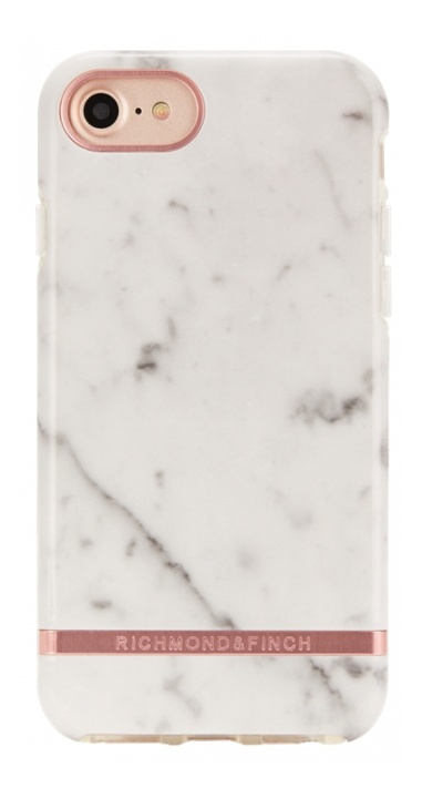 Richmond & Finch White Marble iPhone 12 mini i gruppen SMARTPHONE & SURFPLATTOR / Mobilskydd / Apple / iPhone 12 Mini / Skal hos TP E-commerce Nordic AB (A17245)