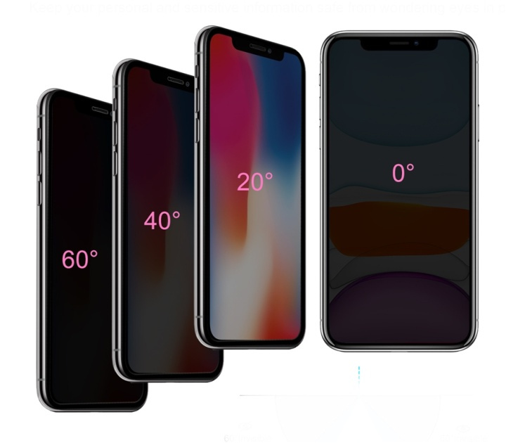 KAPSOLO PRIVACY Skärmskydd för iPhone 11 Pro Max, 3D, 9H i gruppen SMARTPHONE & SURFPLATTOR / Mobilskydd / Apple / iPhone 11 Pro Max / Skärmskydd hos TP E-commerce Nordic AB (A17271)