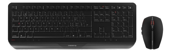 CHERRY Gentix Desktop Wireless keyboard and mouse combo kit, black i gruppen DATORER & KRINGUTRUSTNING / Möss & Tangentbord / Tangentbord / Paket hos TP E-commerce Nordic AB (A17315)