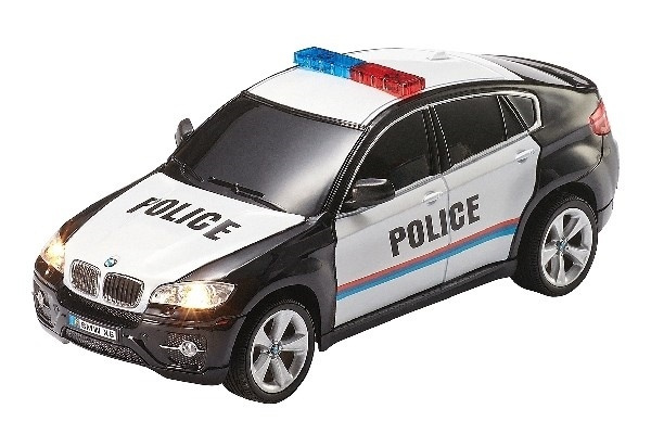 Revell R/C BMW X6 Police 1:24 Scale 27MHz Electric i gruppen LEKSAKER, BARN- & BABYPRODUKTER / Radiostyrt / Radiostyrda bilar hos TP E-commerce Nordic AB (A17489)