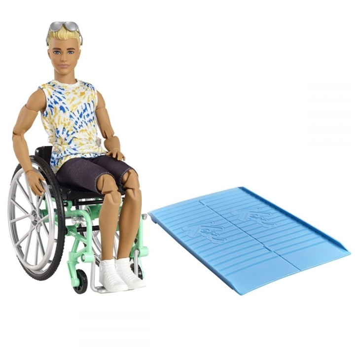 Barbie Ken Wheelchair i gruppen LEKSAKER, BARN- & BABYPRODUKTER / Leksaker / Dockor & Tillbehör hos TP E-commerce Nordic AB (A17530)