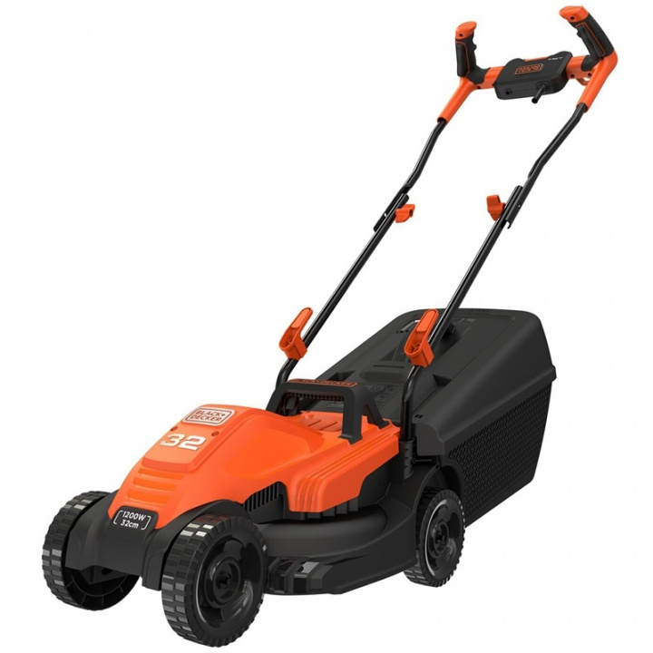 BLACK+DECKER Gräsklippare 32CM 1200W Ergonomiskt Handtag i gruppen HEM, HUSHÅLL & TRÄDGÅRD / Trädgårdsprodukter / Trädgårdsredskap hos TP E-commerce Nordic AB (A17544)