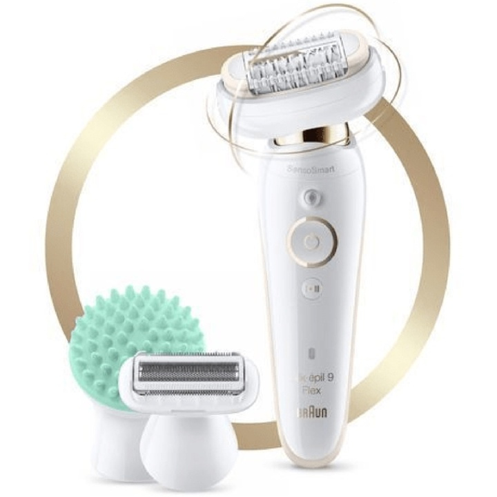 Braun Epilator Silk-Epil 9 Flex 9-02 i gruppen SKÖNHET & HÄLSA / Hår & Styling / Hårborttagning / Epilatorer hos TP E-commerce Nordic AB (A17572)