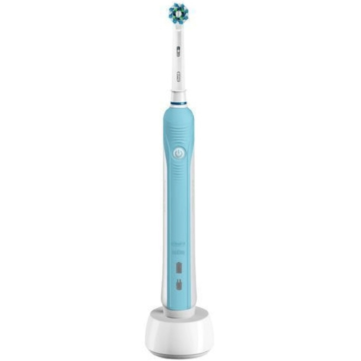 Oral-B Eltandborste Pro 1 700 Blue CrossAction i gruppen SKÖNHET & HÄLSA / Munvård / Eltandborstar hos TP E-commerce Nordic AB (A17958)