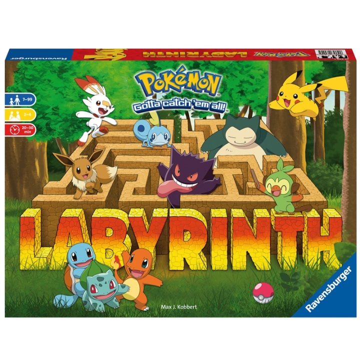 Ravensburger Pokémon Labyrinth i gruppen LEKSAKER, BARN- & BABYPRODUKTER / Leksaker / Sällskapsspel / Barnspel hos TP E-commerce Nordic AB (A18013)