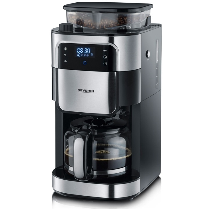 Severin Kaffebryggare med kvarn KA4813 10 koppars 1000W KA4813 i gruppen HEM, HUSHÅLL & TRÄDGÅRD / Hushållsmaskiner / Kaffemaskiner & Tillbehör / Kaffebryggare hos TP E-commerce Nordic AB (A18041)