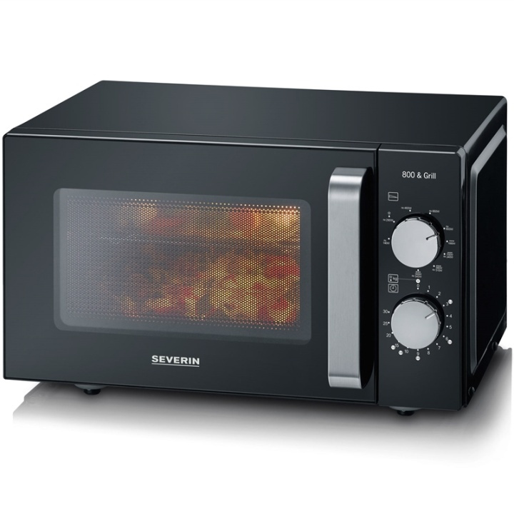 Severin Mikrovågsugn 20L 800W med grill MW7762 i gruppen HEM, HUSHÅLL & TRÄDGÅRD / Hushållsmaskiner / Mikrovågsugnar hos TP E-commerce Nordic AB (A18046)