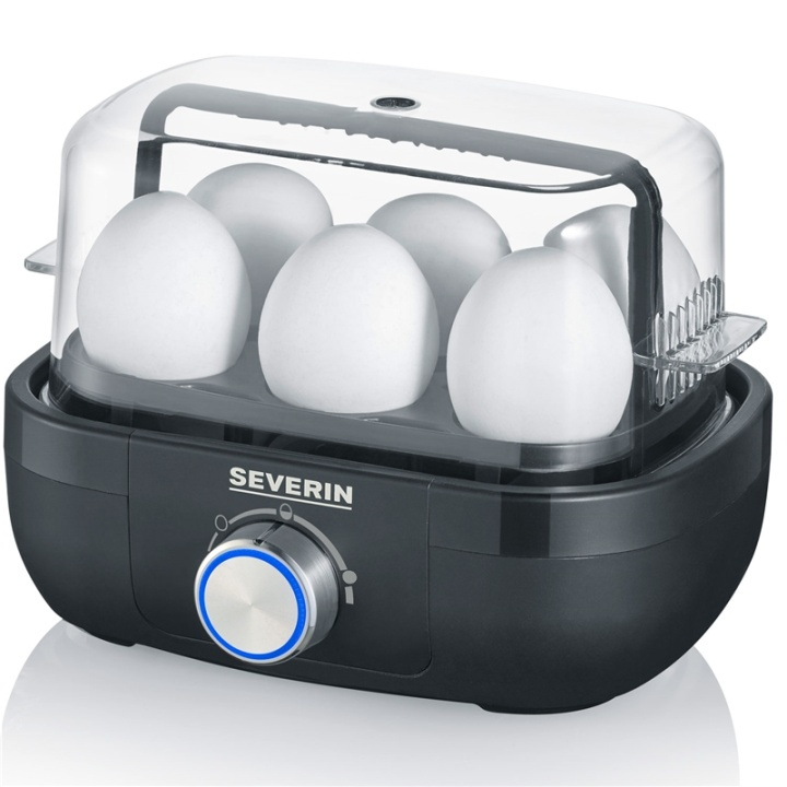 Severin Äggkokare 6 ägg Elektronisk kontroll EK3166 i gruppen HEM, HUSHÅLL & TRÄDGÅRD / Hushållsmaskiner / Ris & Äggkokare hos TP E-commerce Nordic AB (A18060)