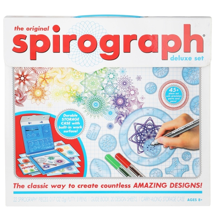 Spirograf De Luxe set i gruppen LEKSAKER, BARN- & BABYPRODUKTER / Leksaker / Rita & Räkna hos TP E-commerce Nordic AB (A18096)