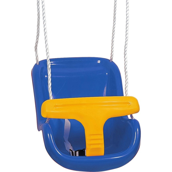 Spring Summer Baby Swing deluxe blue/yellow i gruppen LEKSAKER, BARN- & BABYPRODUKTER / Uteleksaker / Trädgårdsleksaker hos TP E-commerce Nordic AB (A18100)