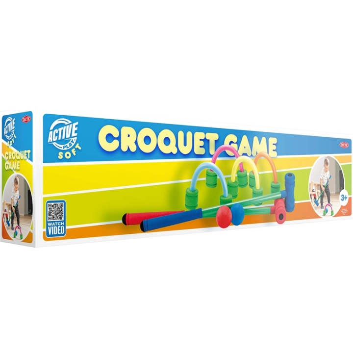 Tactic Soft Croquet Game i gruppen LEKSAKER, BARN- & BABYPRODUKTER / Leksaker / Sällskapsspel / Utomhusspel hos TP E-commerce Nordic AB (A18123)