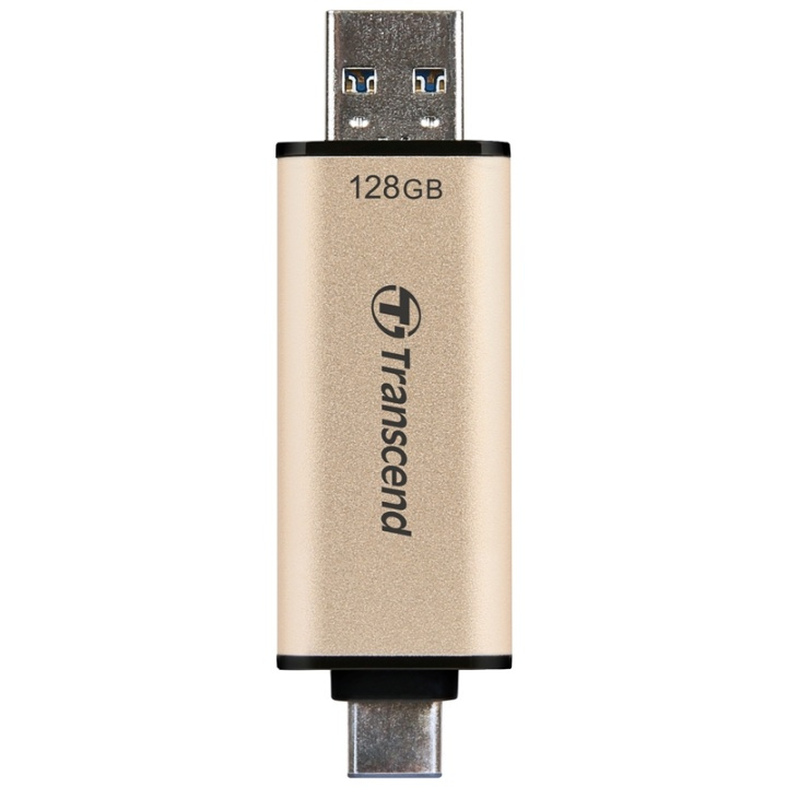 Transcend USB-minne JF930C 2-i-1 (USB3.2/USB-C) 128GB i gruppen HEMELEKTRONIK / Lagringsmedia / USB-minnen / USB 3.0 hos TP E-commerce Nordic AB (A18145)