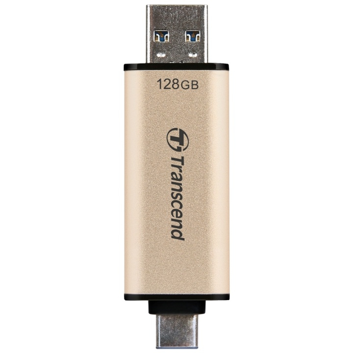 Transcend USB-minne JF930C 2-i-1 (USB3.2/USB-C) 128GB i gruppen HEMELEKTRONIK / Lagringsmedia / USB-minnen / USB 3.2 hos TP E-commerce Nordic AB (A18145)
