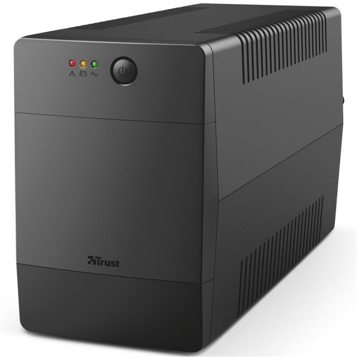 Trust Paxxon 1500VA UPS 4st uttag Schuko i gruppen DATORER & KRINGUTRUSTNING / UPS Avbrottsfri Kraft hos TP E-commerce Nordic AB (A18150)