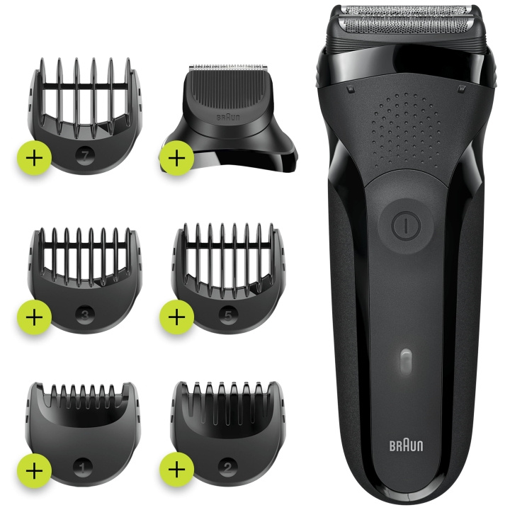 Braun Rakapparat Serie 3 Shave&Style 300BT i gruppen SKÖNHET & HÄLSA / Hår & Styling / Rakning & Trimning / Rakapparater hos TP E-commerce Nordic AB (A18355)