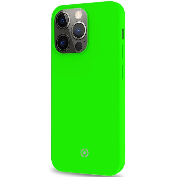 Celly Cromo Soft rubber case iPhone 13 Pro Fl Green i gruppen SMARTPHONE & SURFPLATTOR / Mobilskydd / Apple / iPhone 13 Pro / Skal hos TP E-commerce Nordic AB (A18383)