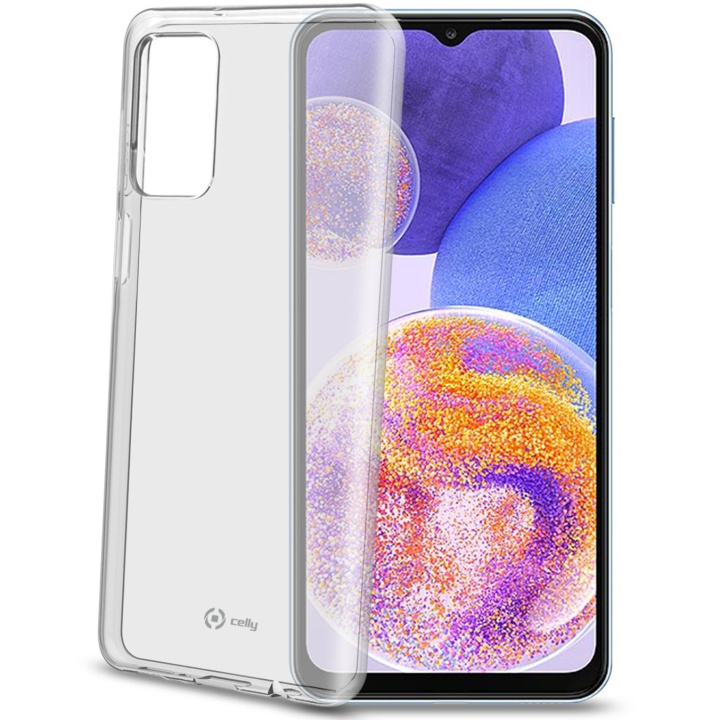 Celly Gelskin TPU Cover Galaxy A23 Transparent i gruppen SMARTPHONE & SURFPLATTOR / Mobilskydd / Samsung hos TP E-commerce Nordic AB (A18396)