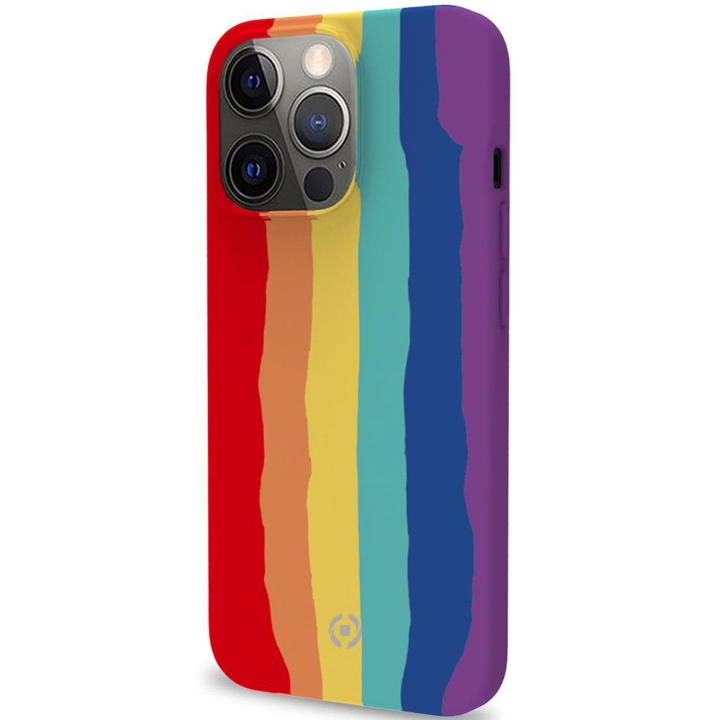 Celly Rainbow Solid Silicon Case iPhone 13 Pro i gruppen SMARTPHONE & SURFPLATTOR / Mobilskydd / Apple / iPhone 13 Pro / Skal hos TP E-commerce Nordic AB (A18439)
