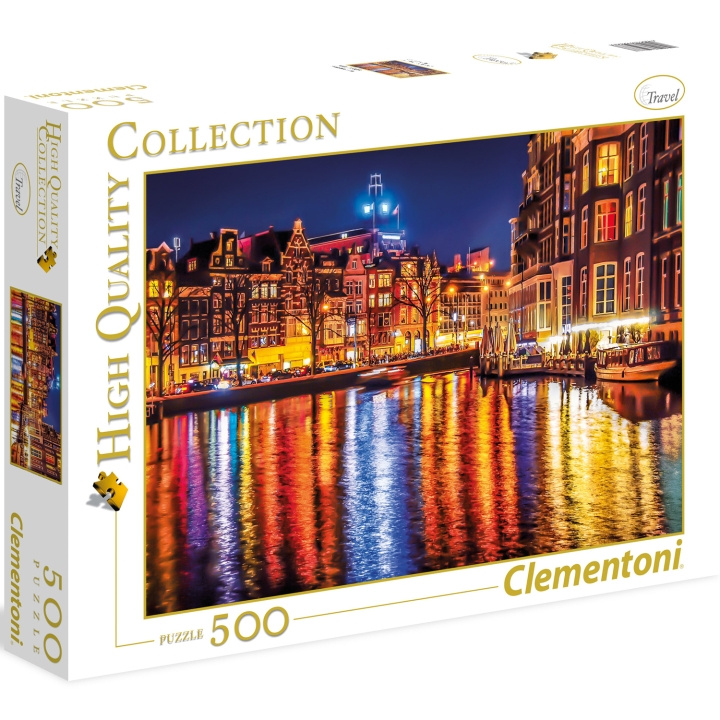 Clementoni High Quality Collection Amsterdam 500pcs. i gruppen LEKSAKER, BARN- & BABYPRODUKTER / Leksaker / Pussel hos TP E-commerce Nordic AB (A18529)