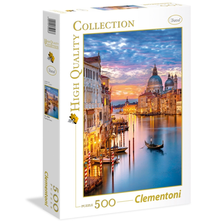 Clementoni High Quality Collection Lightning Venic 500p. i gruppen LEKSAKER, BARN- & BABYPRODUKTER / Leksaker / Pussel hos TP E-commerce Nordic AB (A18531)