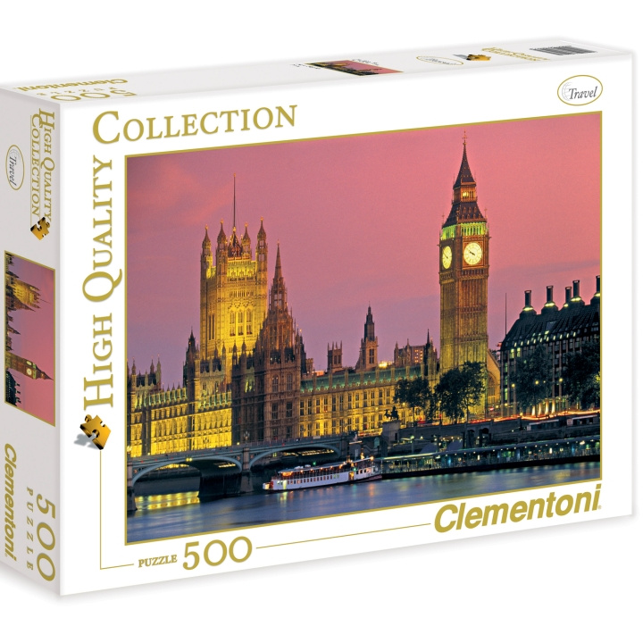 Clementoni High Quality Collection London 500pcs. i gruppen LEKSAKER, BARN- & BABYPRODUKTER / Leksaker / Barnpussel hos TP E-commerce Nordic AB (A18532)