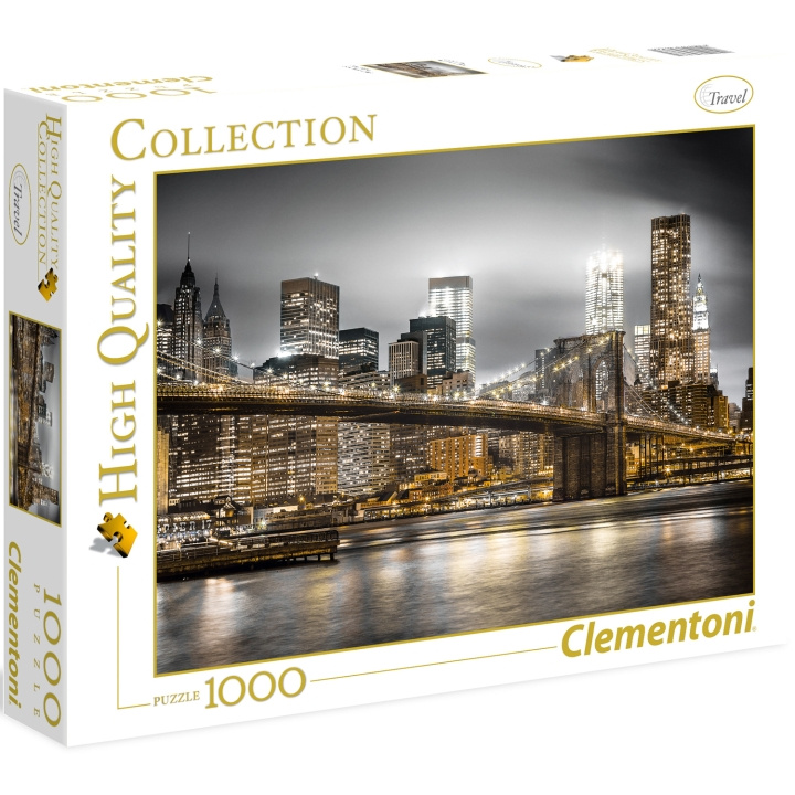 Clementoni High Quality Collection New York Sky. 1000pcs i gruppen LEKSAKER, BARN- & BABYPRODUKTER / Leksaker / Pussel hos TP E-commerce Nordic AB (A18535)