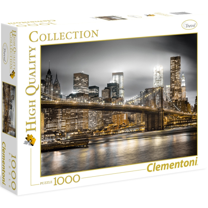 Clementoni High Quality Collection New York Sky. 1000pcs i gruppen SPORT, FRITID & HOBBY / Hobby / Pussel hos TP E-commerce Nordic AB (A18535)