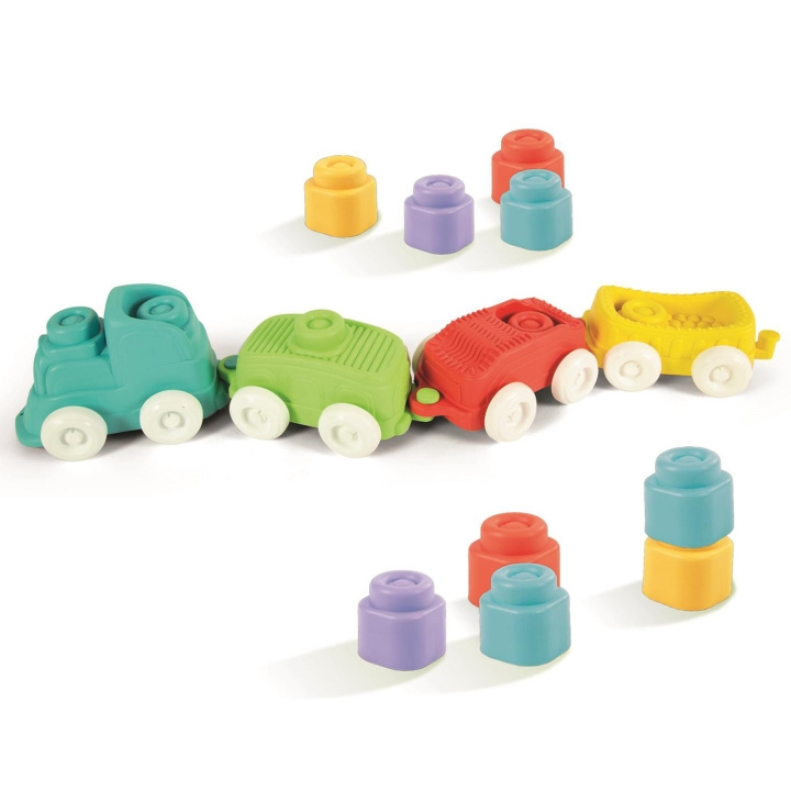 Clementoni Soft Clemmy - Train i gruppen LEKSAKER, BARN- & BABYPRODUKTER / Leksaker / Byggleksaker / Byggklossar & övriga byggleksaker hos TP E-commerce Nordic AB (A18551)