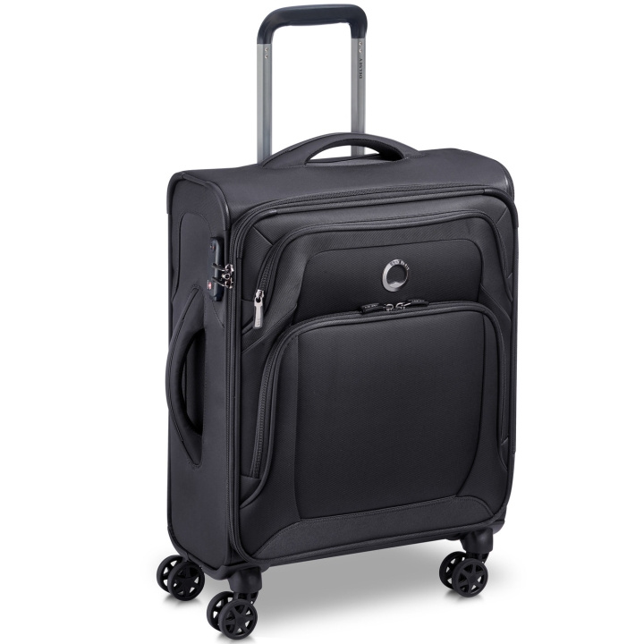 Delsey Paris Optimax Lite Kabinväska 55 Black i gruppen SPORT, FRITID & HOBBY / Resetillbehör / Resväskor hos TP E-commerce Nordic AB (A18566)