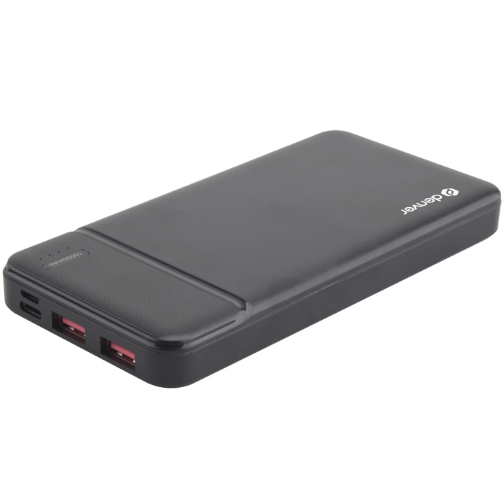 Denver Powerbank 10000mAh Quick Charge i gruppen SMARTPHONE & SURFPLATTOR / Laddare & Kablar / Powerbanks hos TP E-commerce Nordic AB (A18603)