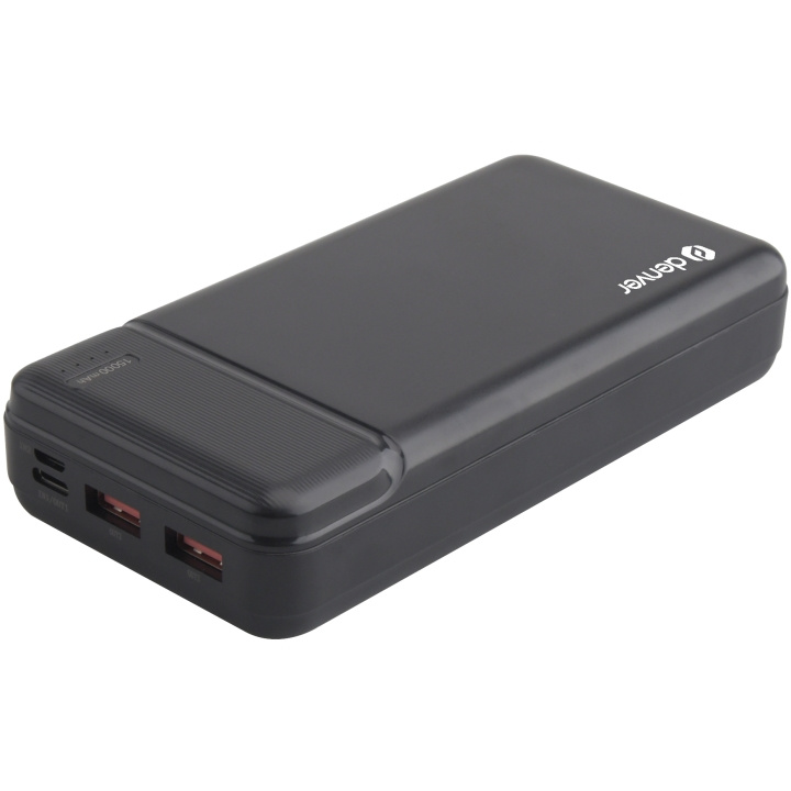 Denver Powerbank 15000mAh Quick Charge i gruppen SMARTPHONE & SURFPLATTOR / Laddare & Kablar / Powerbanks hos TP E-commerce Nordic AB (A18604)